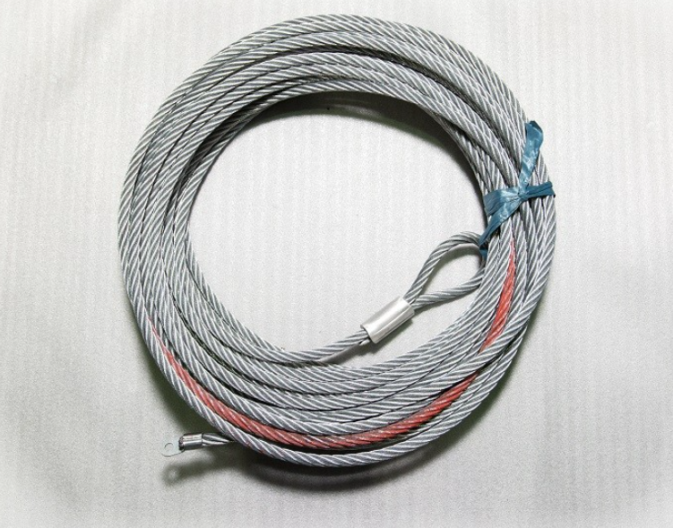 რკინის ბაგირი 6000Lbs (2700კგ) ჯალამბარისთვის (7.2mm*24mm)
